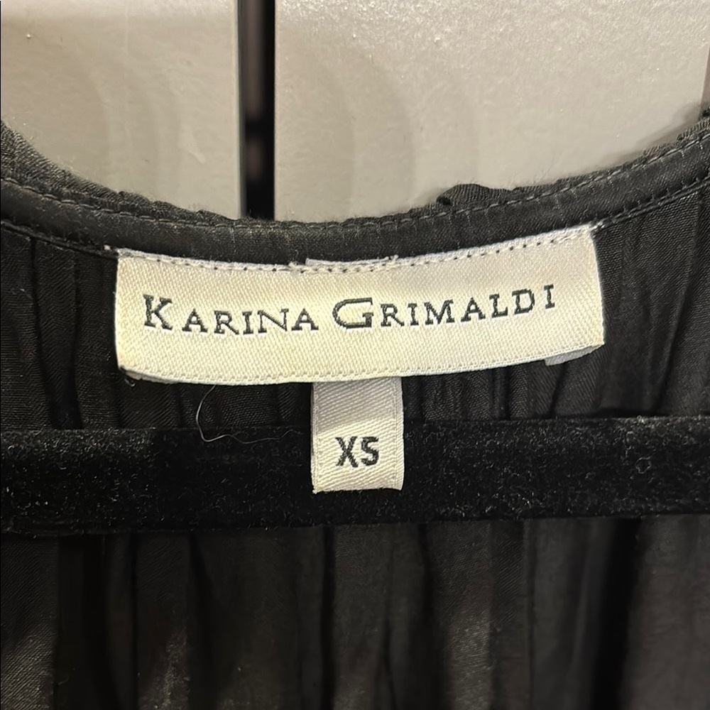 Karina Grimaldi Angelique Dip-Dye Silk Mini Dress, XS - Picture 2 of 7
